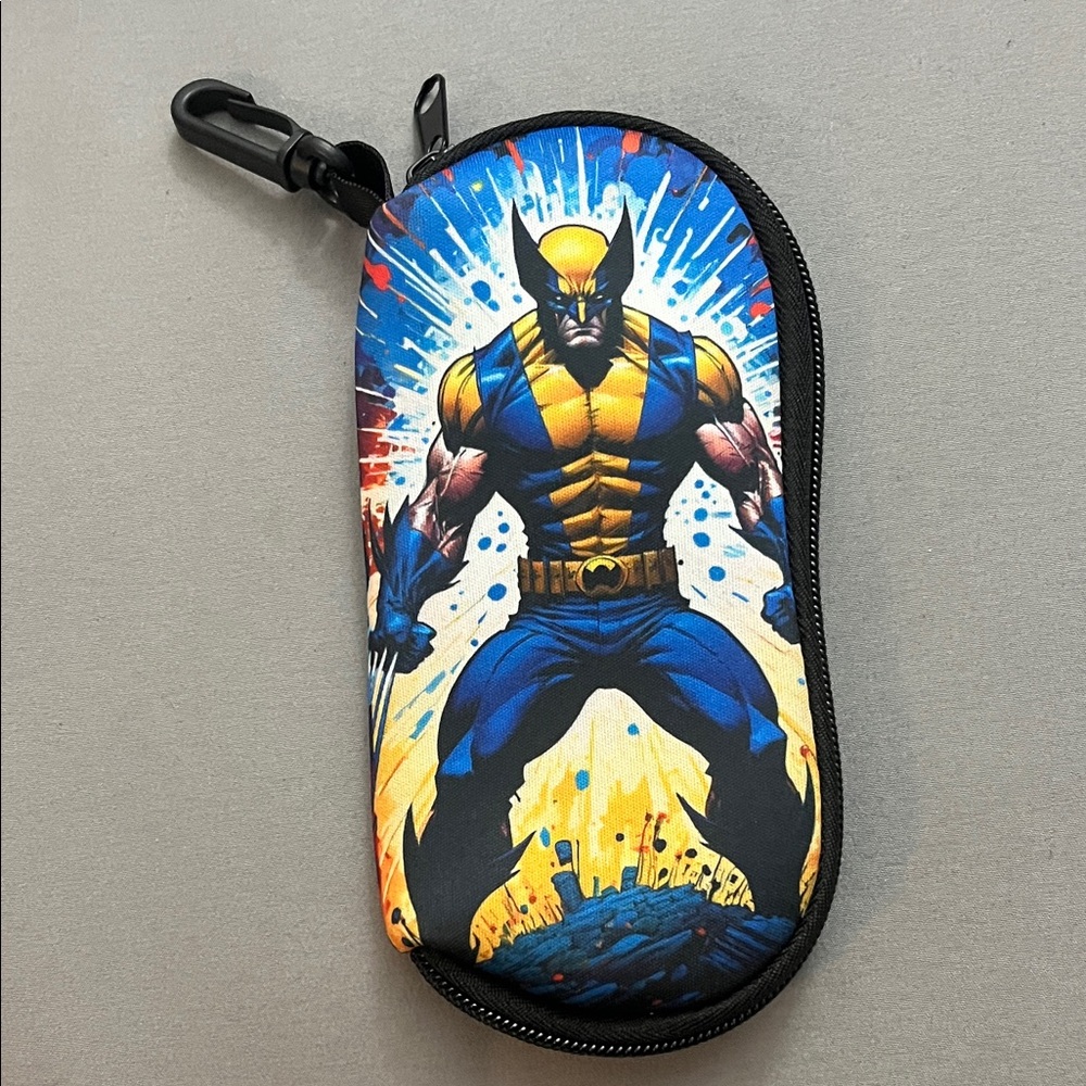Marvel Wolverine glasses holder case pouch